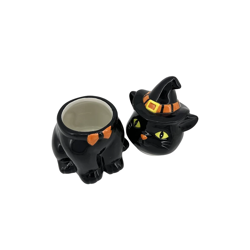 Black Cat Ceramic Cookie Jar by Makery™