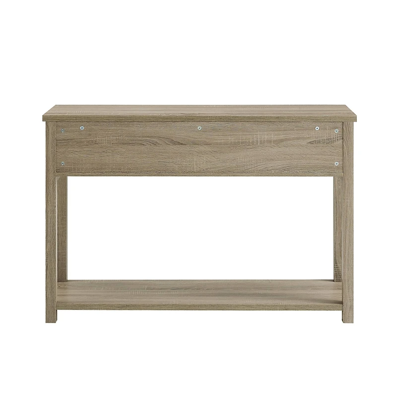 Walker Edison Driftwood Mission Storage Entry Table
