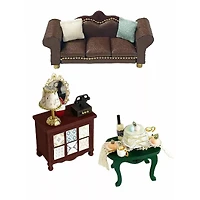 Wizardi House in English Style Miniature Dollhouse Roombox Kit