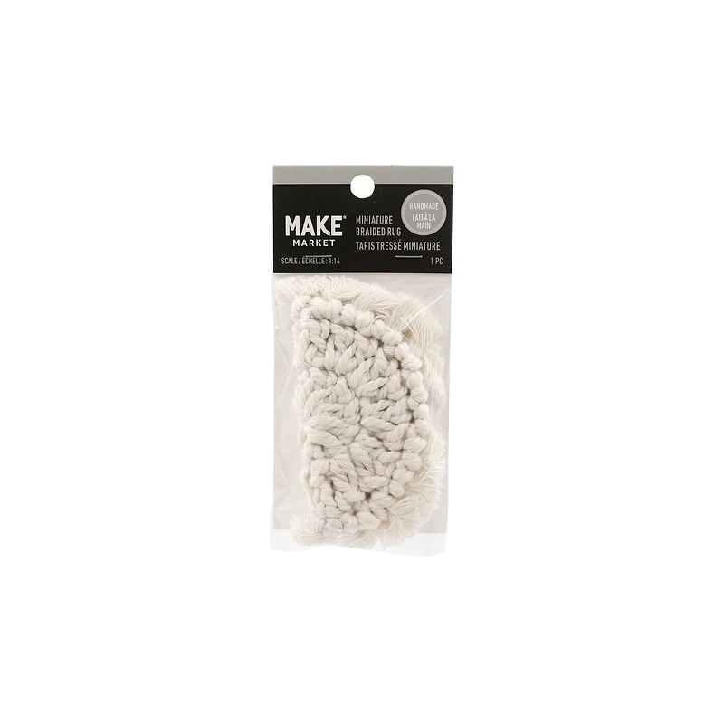 Mini Ivory Braided Rug by Make Market®