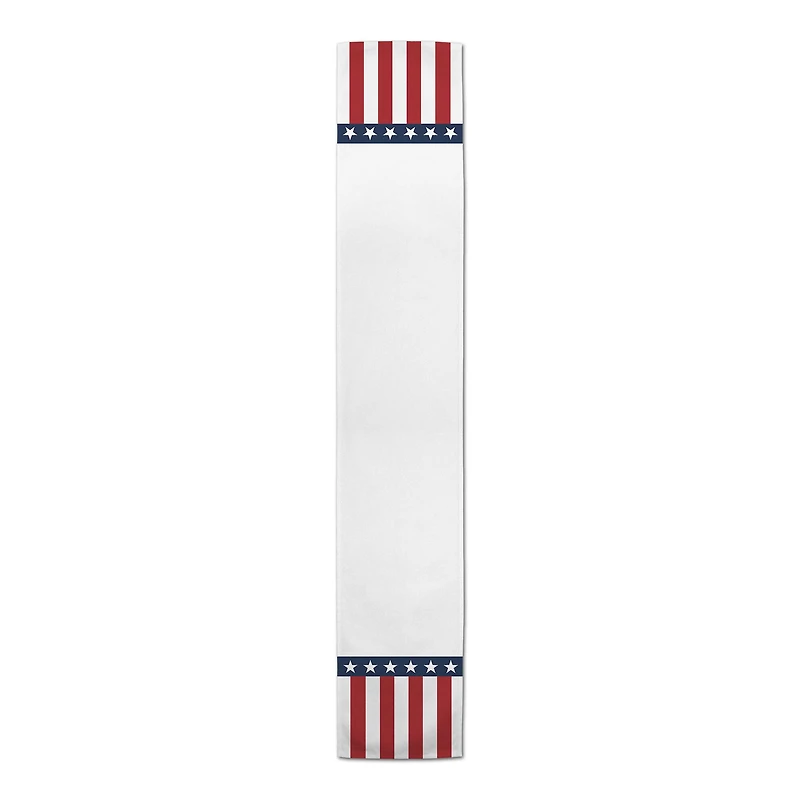 72" Stars & Stripes Poly Twill Runner