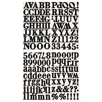 12 Packs: 156 ct. (1,872 total) Black Serif Alphabet Stickers by Recollections™