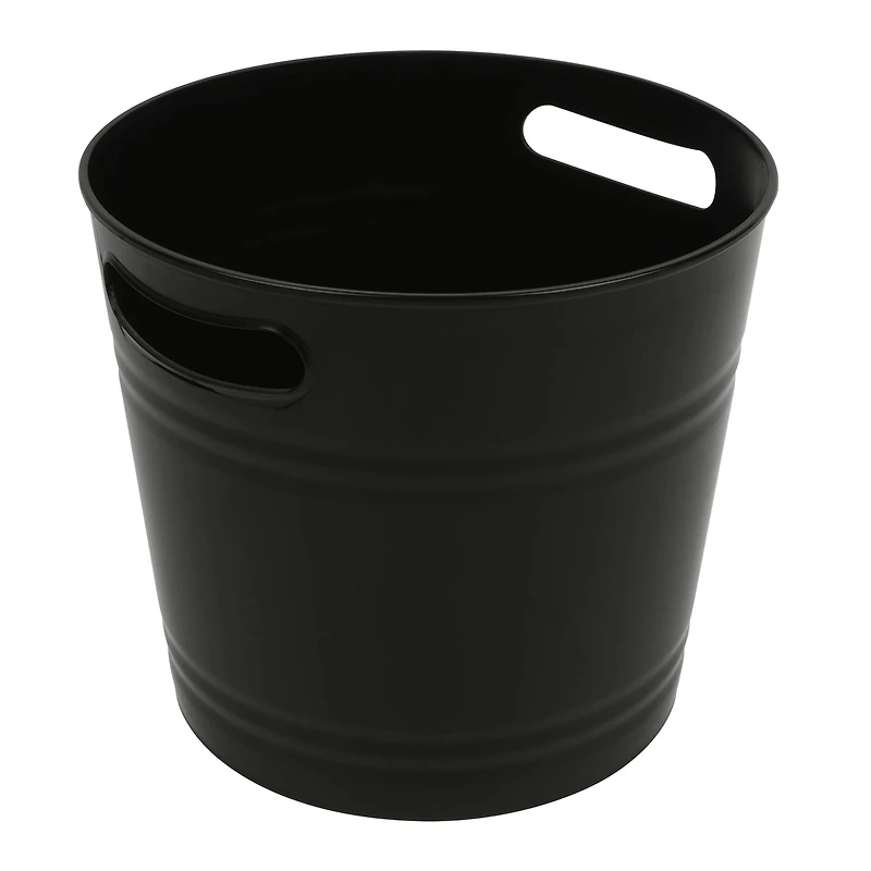 9.5" Black Plastic Ice Pail by Celebrate It™