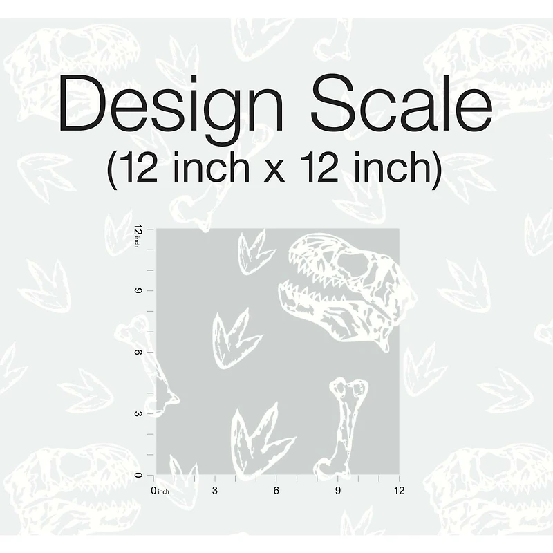 RoomMates Dinosaur Bones Peel & Stick Wallpaper