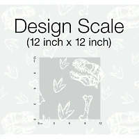 RoomMates Dinosaur Bones Peel & Stick Wallpaper