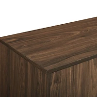 Walker Edison 30" Dark Walnut 1 Door Modern Wood Accent Cabinet