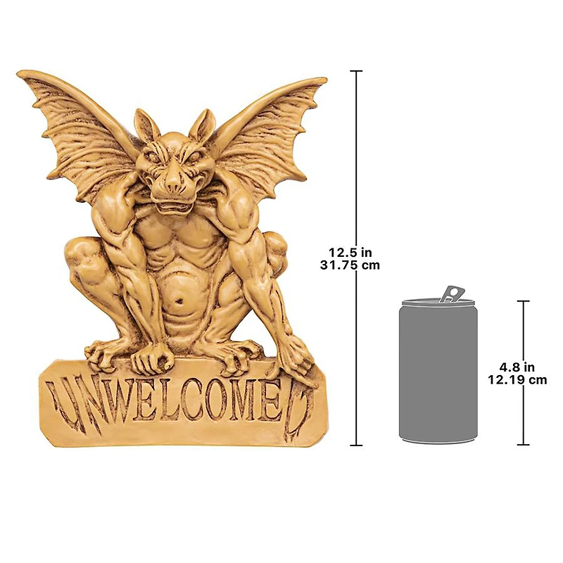 Design Toscano UNWelcomeD Gargoyle Plaque