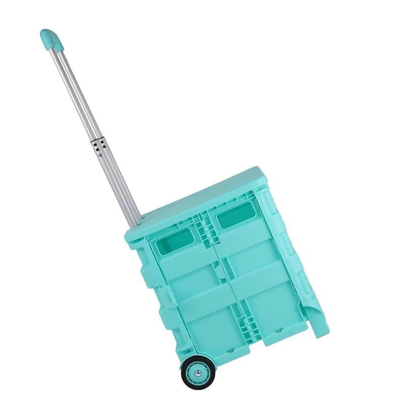 Everything Mary Collapsible Rolling Cart with Lid