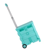 Everything Mary Collapsible Rolling Cart with Lid