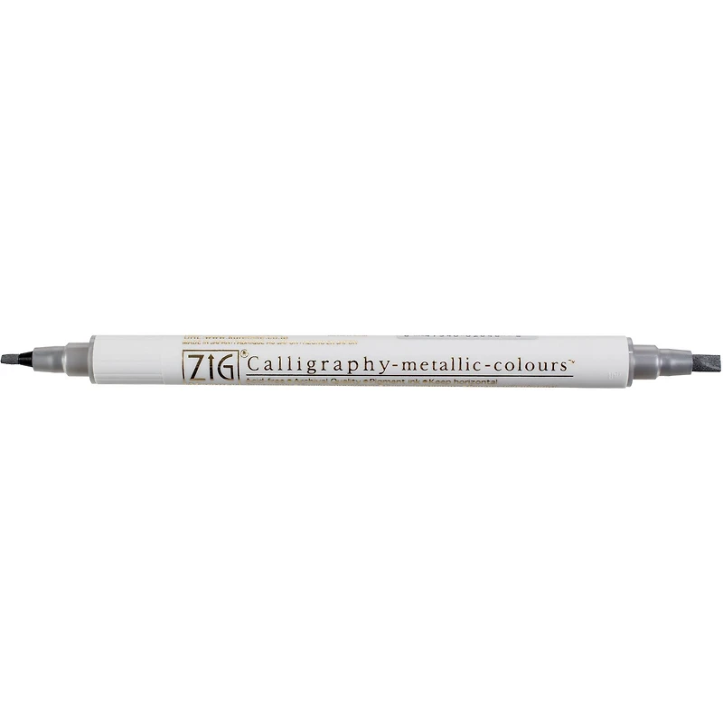 ZIG® Metallic Calligraphy Dual-Tip Markers Set