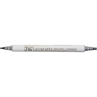 ZIG® Metallic Calligraphy Dual-Tip Markers Set