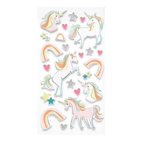 Unicorns Puffy Stickers by Recollections™
