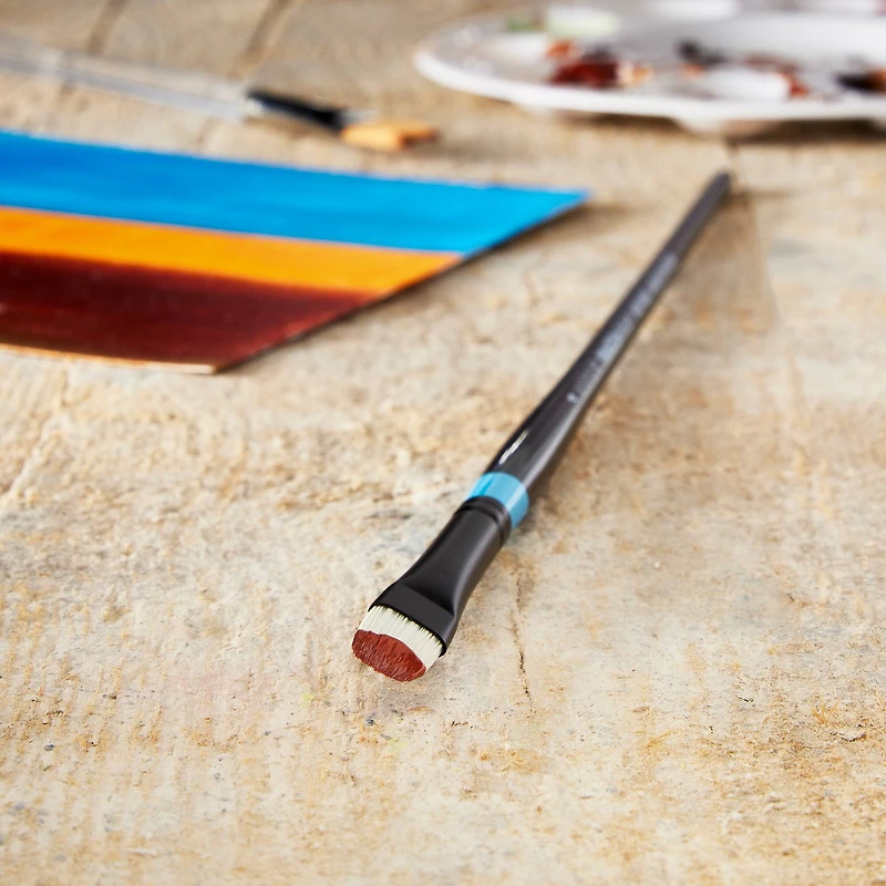 Princeton™ Aspen™ Synthetic Long Handle Short Filbert Brush