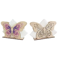 MP Studia Butterfly. Napkin Holder Cross Stitch On Wood Kit