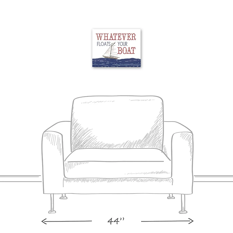 Whatever Floats Your Boat Canvas Wall Art