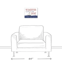 Whatever Floats Your Boat Canvas Wall Art