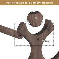 NEX™ 16" Countertop 6-Bottle Wood Wine Rack