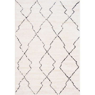 White Diamond Trellis Area Rug by Ashland