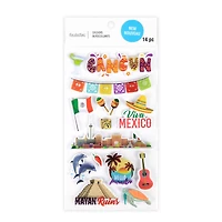 12 Pack: Cancun Dimensional Stickers by Recollections™