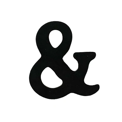2.5" Black MDF Whimsy Letter by Make Market®