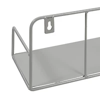 Honey Can Do Small Metal Floating Wall Shelf