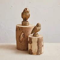 Hello Honey® 5" Gold Antique Owl with Base