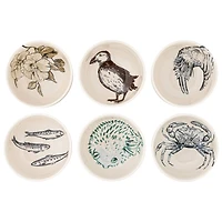 Hello Honey® 6" Sea Animal Designs Stoneware Cereal Bowl Dinnerware Set