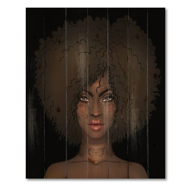 Designart - Portrait of African American Woman III