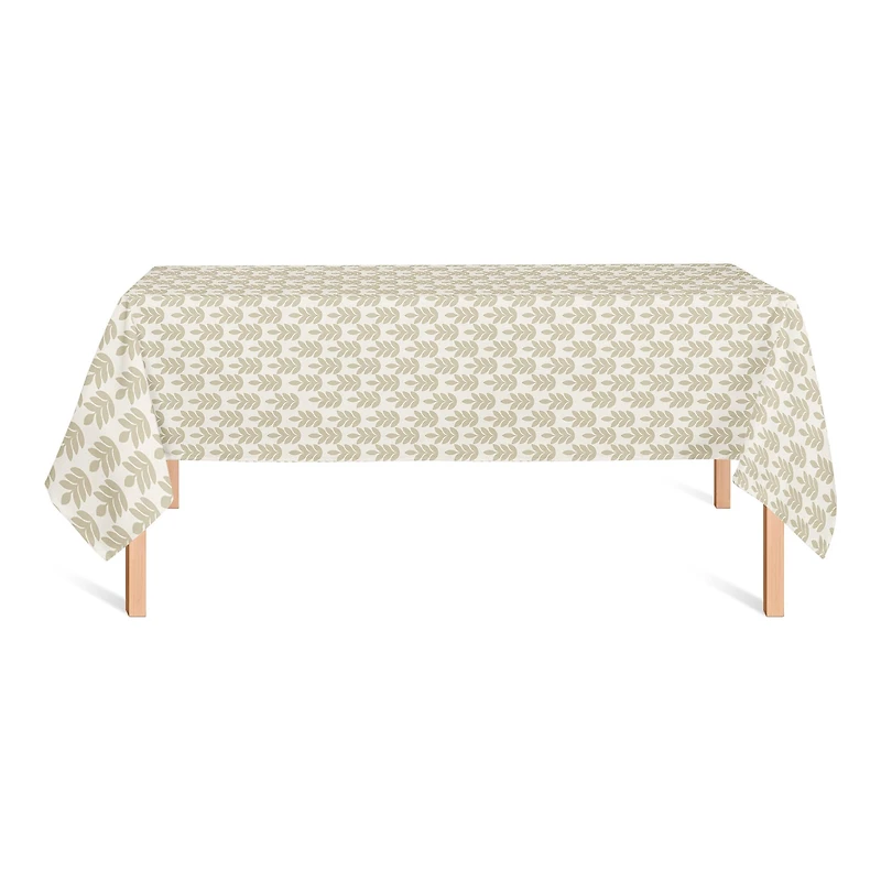 Gold Leaf Pattern Tablecloth
