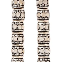 Sterling Silver Plated Tube Beads, 7mm by Bead Landing™