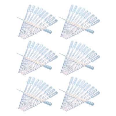 Fun Science® Large Pipettes, 6 Packs of 25