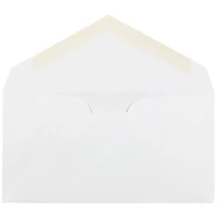 JAM Paper 3.875" x 7.5" White Monarch Commercial Envelopes