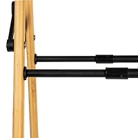 Household Essentials Bamboo V-Shaped Expandable Laundry Drying Rack