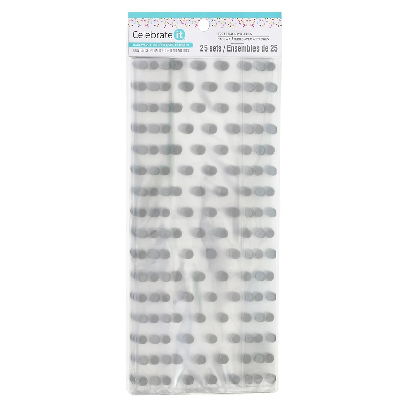 Silver & Clear Cello Bag Kit By Celebrate It®