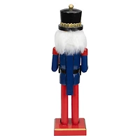 14" Wooden Nutcracker with Christmas Countdown Sign