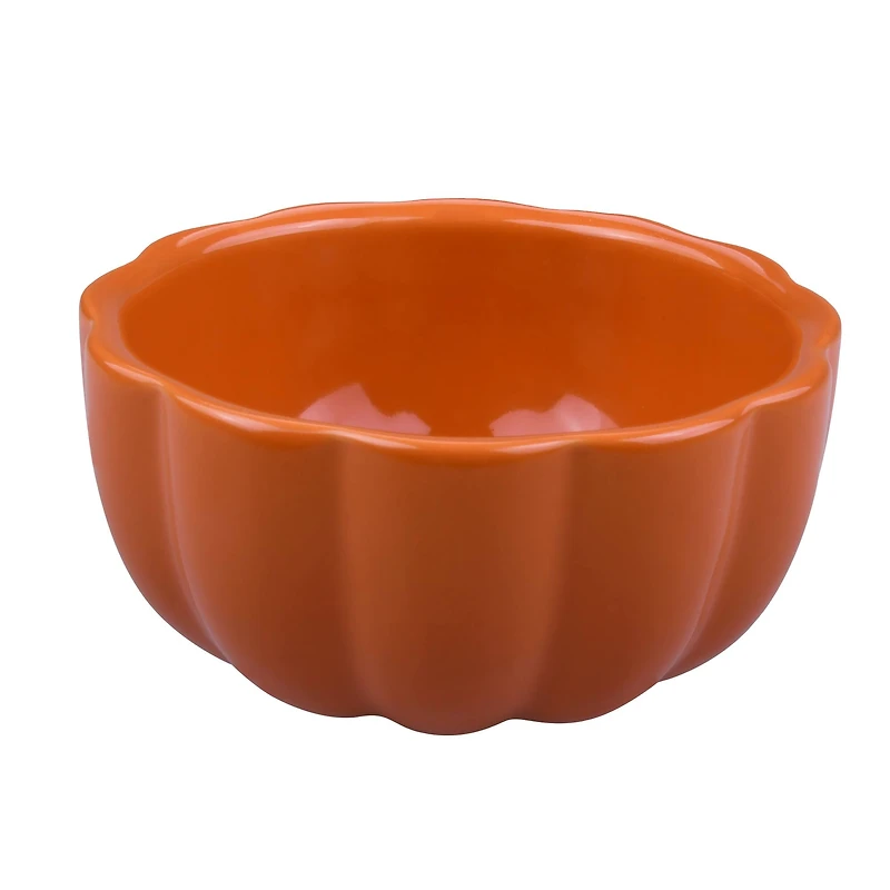 4" Ceramic Pumpkin Ramekin by Makery