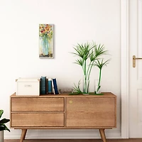 Stupell Industries Rustic Spring Bouquet Abstract Organic Shapes Wood Wall Plaque