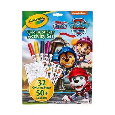 Crayola® Paw Patrol™ Rescue Knights™ Color & Sticker Activity Set