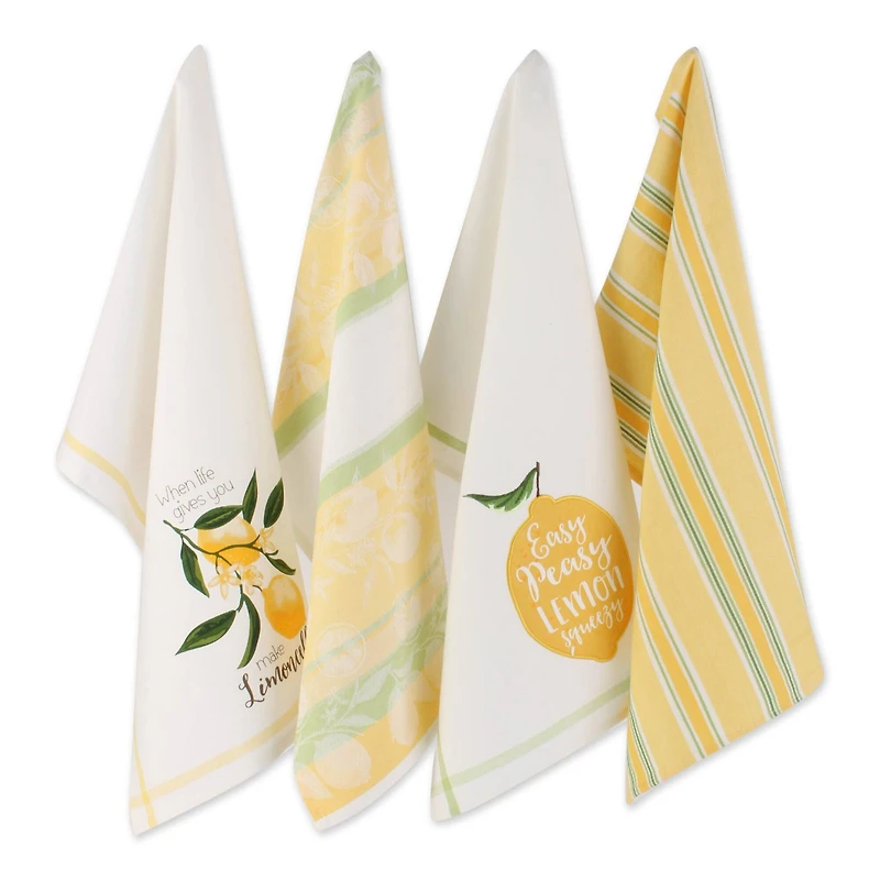DII® Lemon Bliss Kitchen Textiles Dishtowel Set