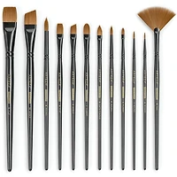 Arteza® Acrylic & Oil 12 Piece Brush Set