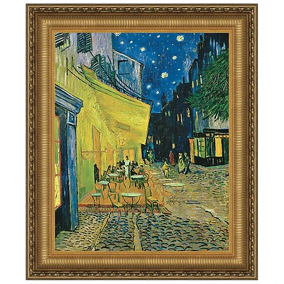 Design Toscano Cafe Terrace on the Place du Forum 1888 Framed Wall Art