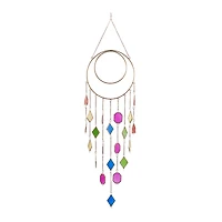 Multi Metal Contemporary Windchime, 49" x 12"