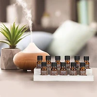 NEX™ 2-Tier White Wooden Essential Oils Display Holder, 2ct.