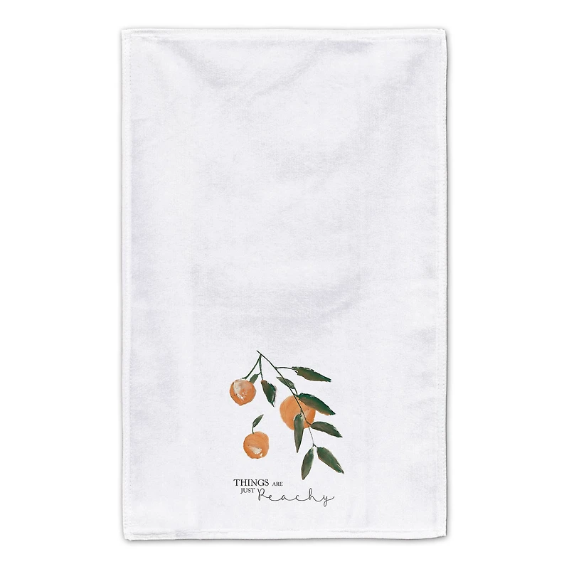 Just Peachy 16" x 25" Tea Towel - Set of 2