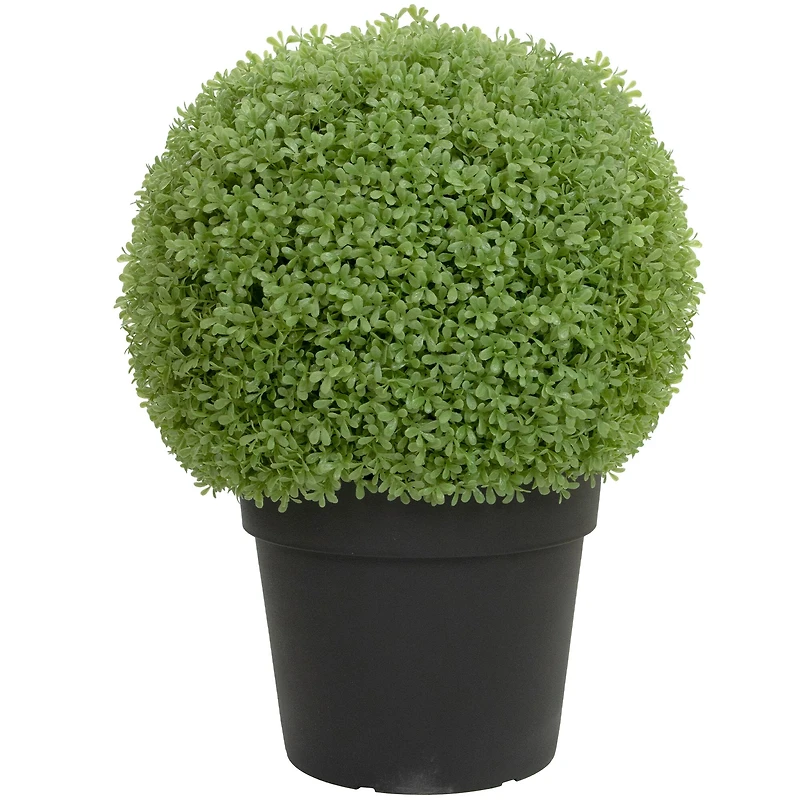 22" Unlit Artificial Boxwood Ball Topiary in Round Pot