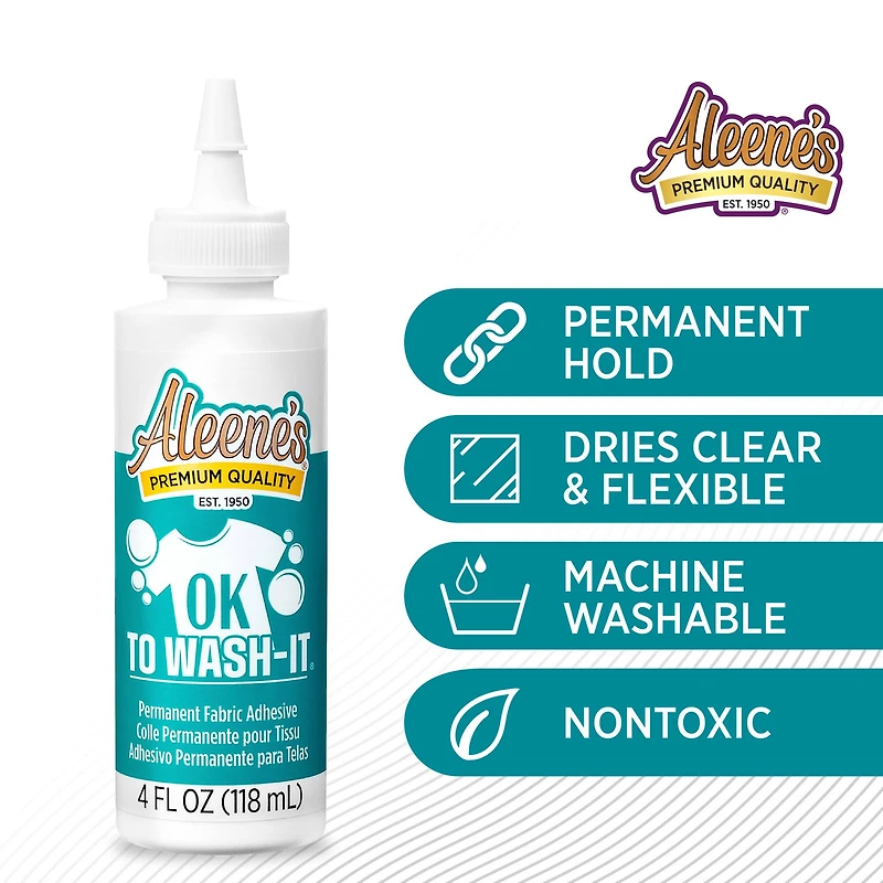 Aleene's® 4oz. OK To Wash-It® Fabric Glue