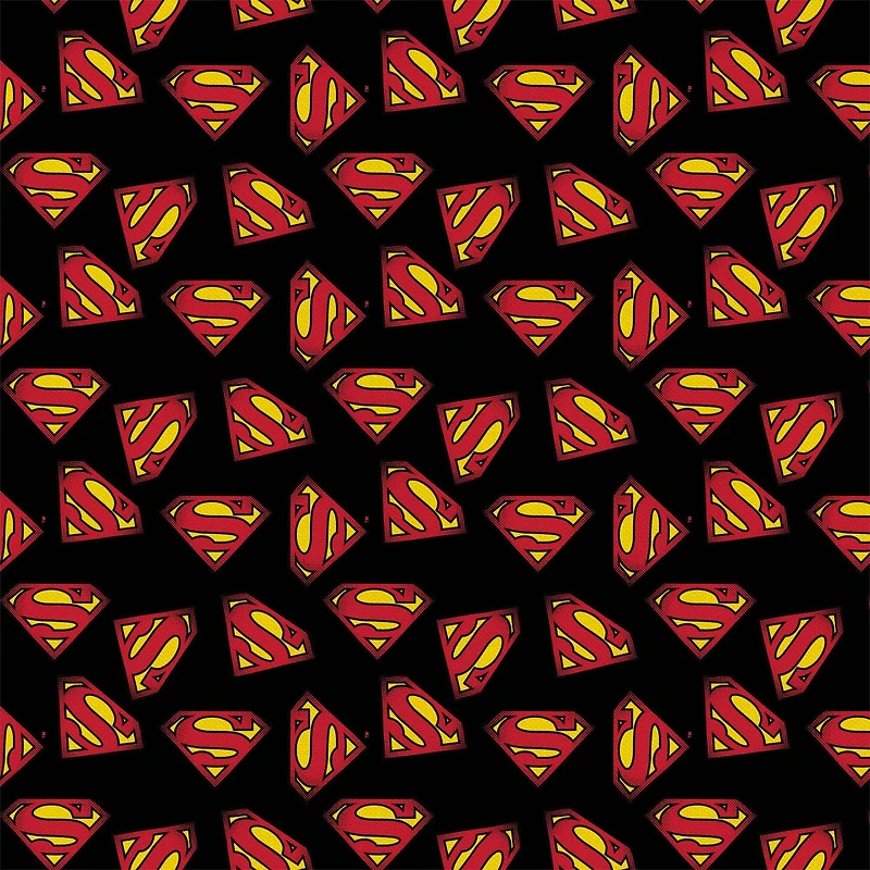 DC Comics Superman Logo Precut Cotton Fabric