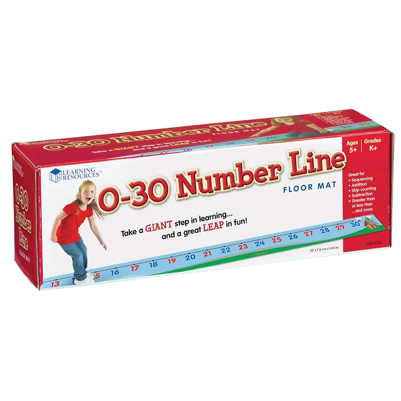 Learning Resources® 0-30 Number Line Floor Mat