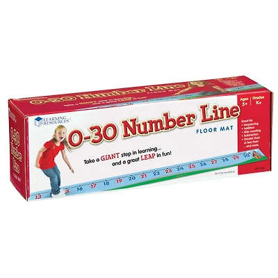 Learning Resources® 0-30 Number Line Floor Mat