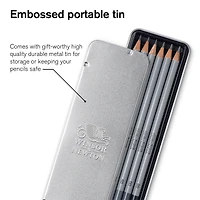 6 Packs: 6 ct. (36 total) Winsor & Newton™ Studio Collection™ Graphite Pencil Tin Set